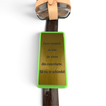 Baston haios, lemn, maro inchis, 92 cm - Personalizabil prin gravura [3]