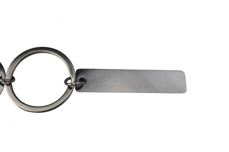 Breloc Personalizabil Premium „Duo Metalic” pentru Chei [1]