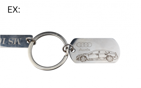 Breloc Personalizabil Premium „Duo Metalic” pentru Chei [5]