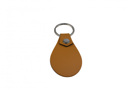 Breloc Rotund din Piele Personalizabil Amintirea Gravată, Permanentă [2]