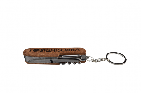 Briceag Multifuncțional „Explorer” cu Mâner din Lemn [3]