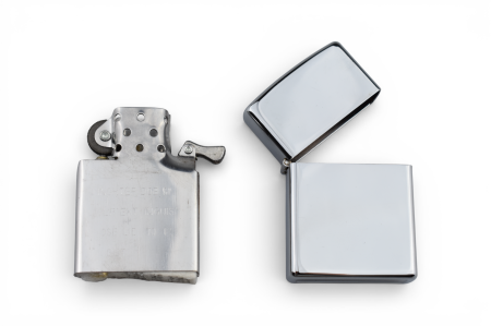 Bricheta personalizabila stil zippo Argintiu [2]