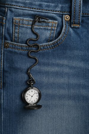 „Ceas de Buzunar Noir Personalizonalizabil” cu Text sau Poză Gravată [3]