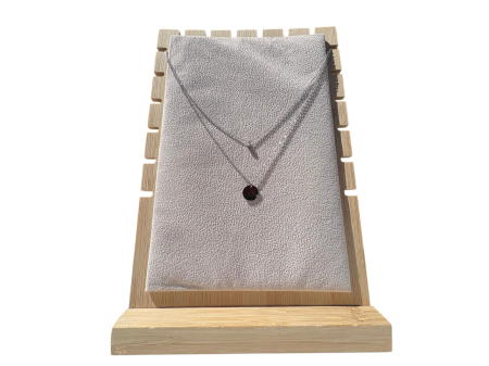 Colier Cu Lanț Dublu și Pandantiv Rotund