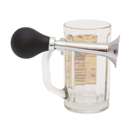 Halba cu claxon, sticla, transparent, 400 ml [1]