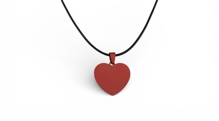 Lanț cu pandantiv inimă – roșu clasic [3]
