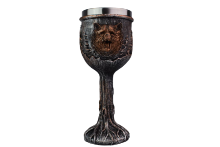 Pahar, Vin Medievala, Urs, Inox, Rasina, 150 ml [2]