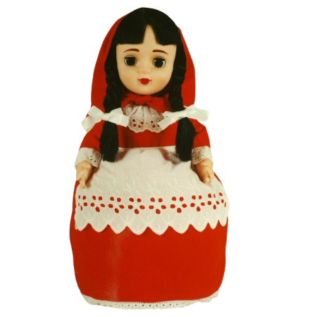 Papusa Scufita Rosie 3 in1, alb/rosu, 35 x 18 cm [0]