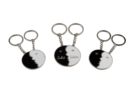 Set Brelocuri "Jumătăți de Suflet" (Yin-Yang / Fețe de Lună) [2]