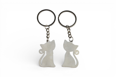 Set Brelocuri "Pisicuțe Yin-Yang" / "Suflete Pereche Felină [4]