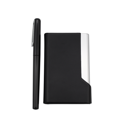 Set Business „Eleganță Compactă” – Toc Carduri & Pix Personalizabil [1]