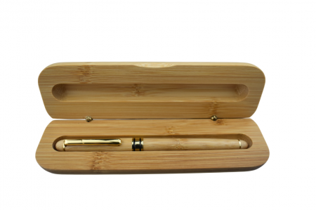 Set Pix și Cutie din Bambus „Eleganța Naturală” Personalizabil [2]