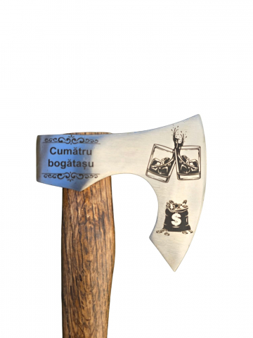 Topoare - Topor personalizat pentru cumatru