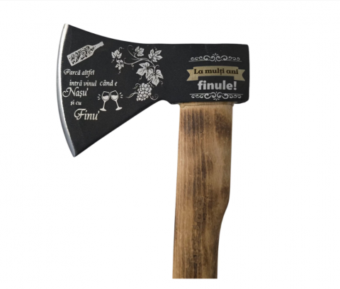 Topoare - Topor personalizat "La multi ani finule"