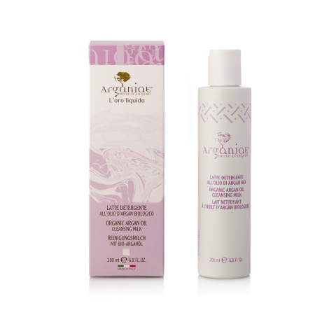 Îngrijirea tenului - Arganiae Lapte demachiant cu ulei de Argan organic