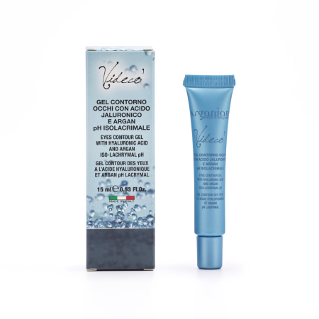 Îngrijirea tenului - Gel pentru conturul ochilor cu acid hialuronic și ulei de argan