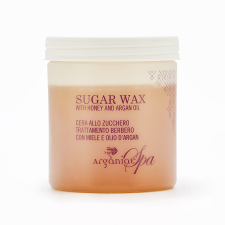 Zahar pentru  epilare cu miere, lamaie si ulei de argan, 400 g, Arganiae [1]