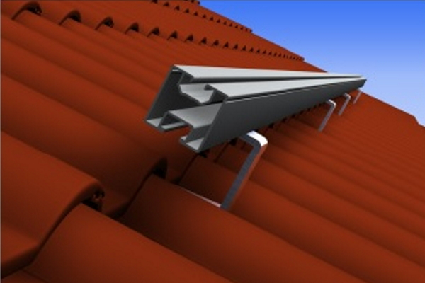 Profil de aluminiu pentru panouri fotovoltaice - bara de 2,4 m [3]
