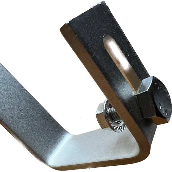 Suport de inox pentru acoperis cu tigla ceramica si surub M10 x 25 mm [2]