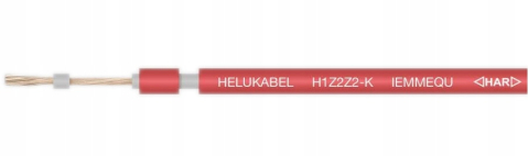 Conectica si cablaje - Cablu solar 6 mm² rosu HELUKABEL SOLARFLEX-X H1Z2Z2-K