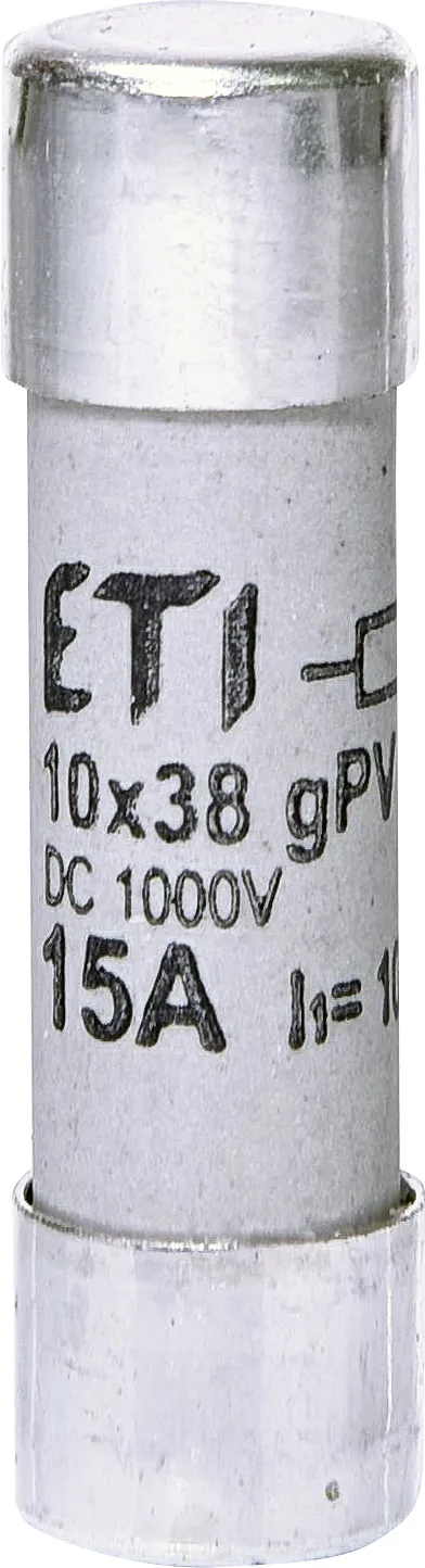 Protectii si tablouri electrice - Siguranta fuzibila ETI gPV 15A 1000V UL CH10x38