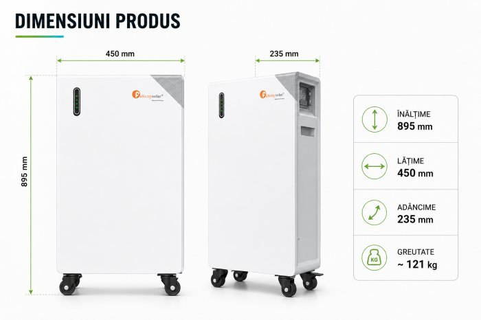 Acumulator Felicity Solar, LifePo4  16 kwh Low Voltage. IP65. Garantie 10 ani [3]