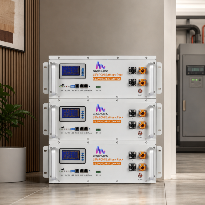 GreenLoud LifePO4 Battery Pack 51.2v100Ah 5.12kwh [3]