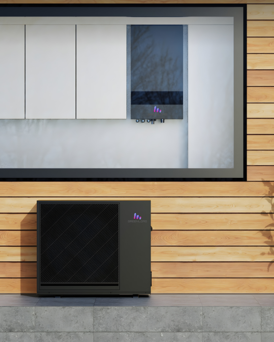Pompă de căldură aer-apă Greenload 14kW, split, trifazat - încălzire, răcire și ACM [3]