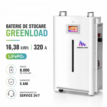 Produse - Baterie Greenload LiFePO4 Lithium Battery 16.38kWh 320A