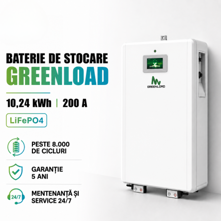 Sisteme de Stocare - Greenload Wall-mounted POWER PRO G10 LFP10.24kWh