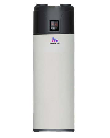Pompe de Caldura - Pompă de căldură pentru apă caldă menajeră R134a All-in-One 200 L, boiler vertical, monofazată