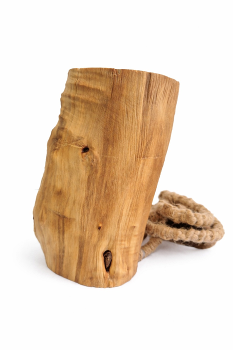 Lampa rustica din lemn natural Rustic Log [2]