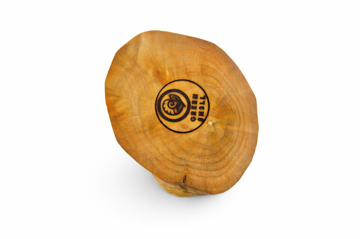 suport lumanare lemn Round Natural [7]