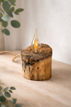 LAMPI DECORATIVE - lampa decorativa lemn timber glow greensh3ll