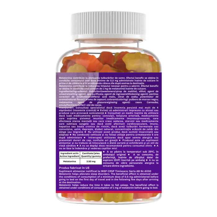 Gummy Melatonin 2.5 mg TooMax [2]