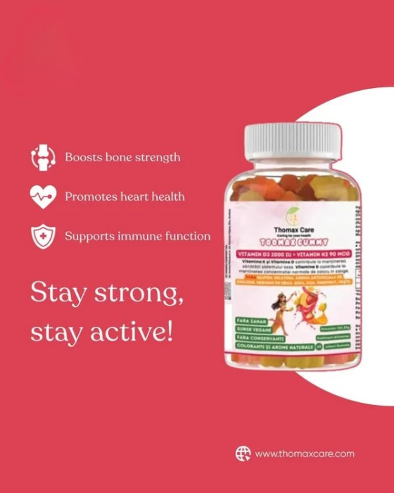 TooMax Gummy Vitamin D3 2000 IU + Vitamin K2 90 mcg [3]