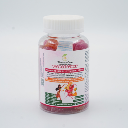 Produsele noastre - TooMax Gummy Vitamin D3 2000 IU + Vitamin K2 90 mcg