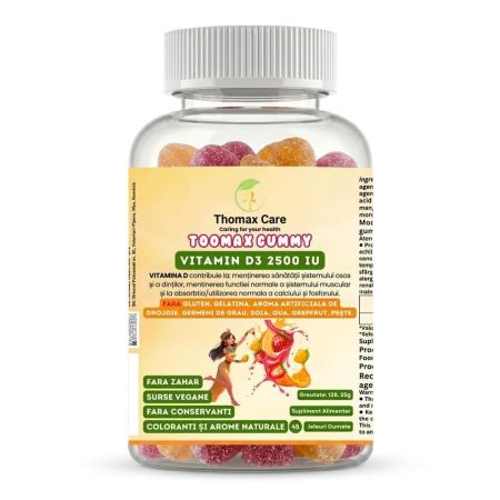 Produsele noastre - TooMax Gummy Vitamin D3 2500 IU