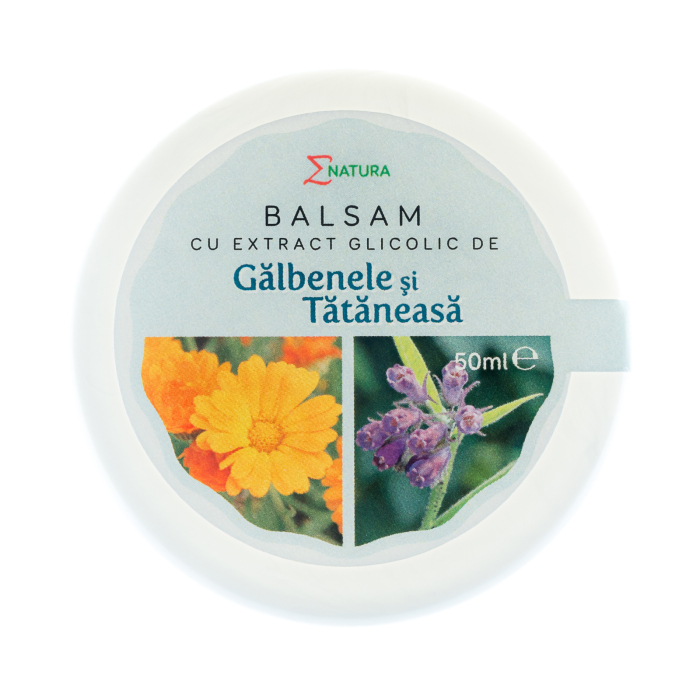 Balsam cu extract glicolic de galbenele si tataneasa 50 ml Enatura [2]