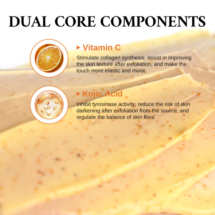 Scrub exfoliant cu vitamina C si acid kojic [4]