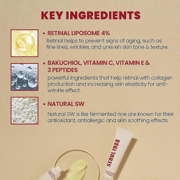 Seoul 1988 Cremă de ochi  4% retinal liposomal [3]