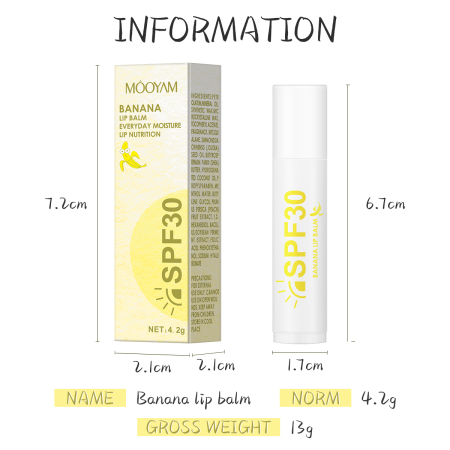 Balsam de Buze cu SPF30 Banane [5]