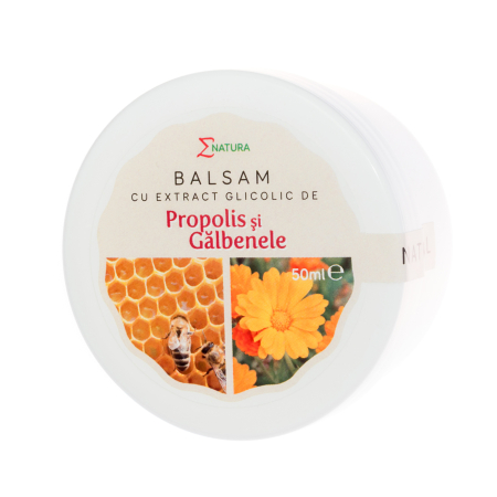 Creme si balsamuri - Balsam cu extract glicolic de propolis și gălbenele 50 ml