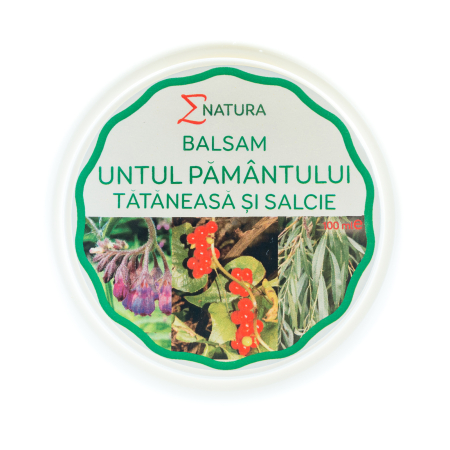 Balsam cu untul pământului, tătăneasă, salcie și ghimbir 100 ml [1]