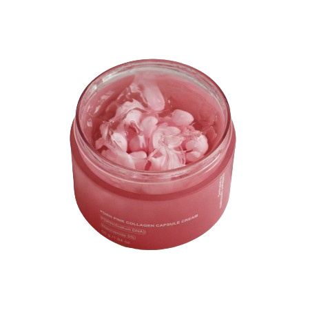 Creme - Cremă Hidratantă Pentru Față Pdrn, Cremă Cu Capsule De Colagen Roz, Cremă Vegană Cu Jeleu De Colagen Roz