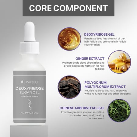 Deoxiriboză Organică Naturală Din Plantă Pentru Creșterea Părului [3]