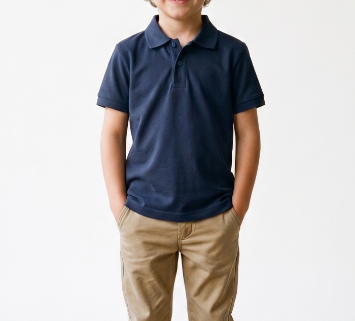 hainedecasa.tricou polo copii bleumarin bumbac [2]