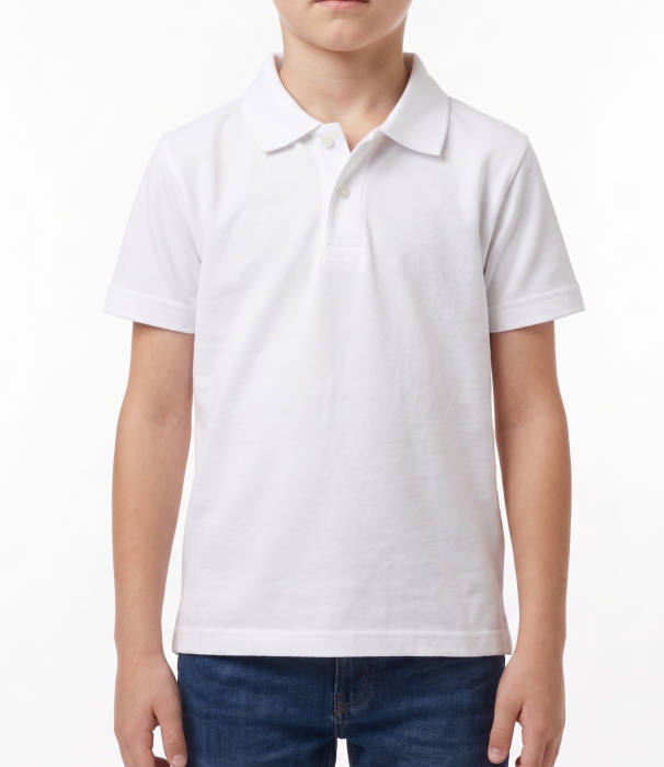 Tricou polo copii, bumbac [2]