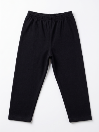 Colant dama 3/4, uni, lycra, negru [1]