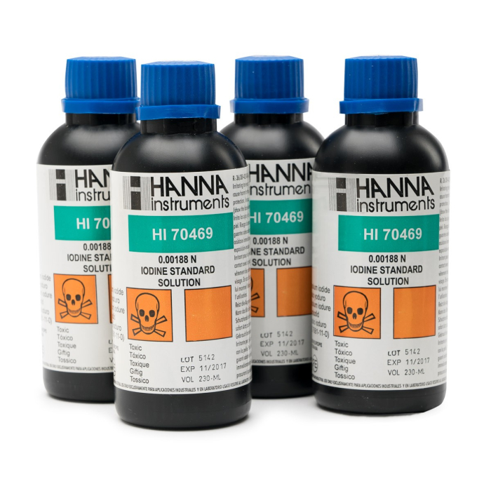 Soluție standard de iod 0,00188N (4x250 ml) - HI70469 [1]